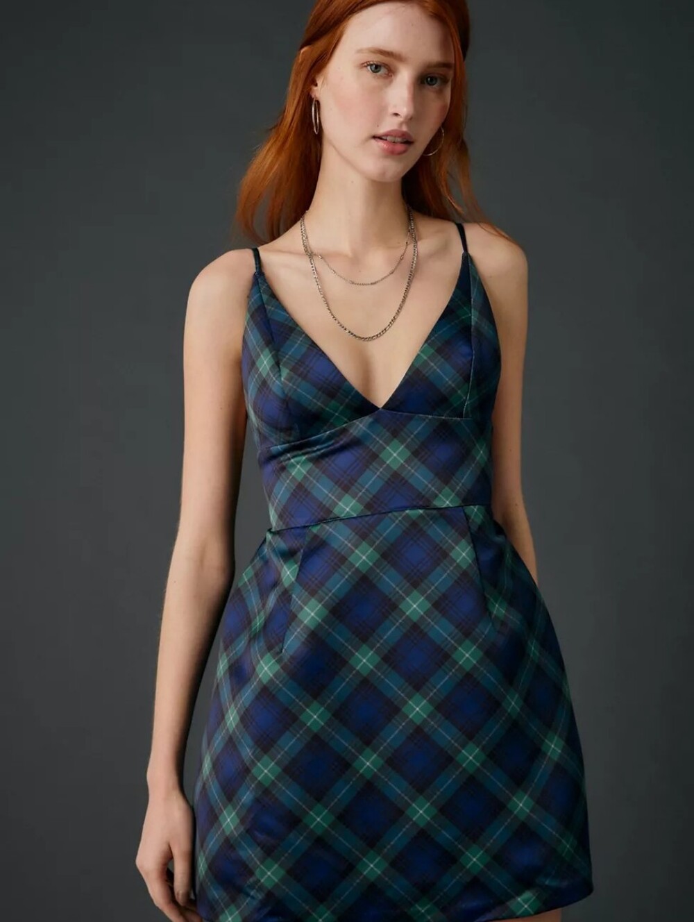 Kimchi Blue Petit Fours Fit-And-Flare Satin Mini Dress Size Medium